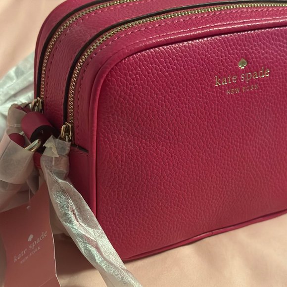 Kate Spade Mulberry Street Pyper Crossbody Bag | (NWT) - Pink Ruby - Picture 1 of 8